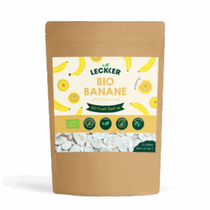 Gefriergetrocknete Banane Packung